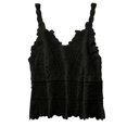 thumbnail image 3 of Womens Summer Crochet Tank Tops Sleeveless Boho Sweater Vest Beach Cover Ups Vacation (Black One Size), 3 of 3