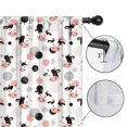 thumbnail image 4 of Blackout Kids Curtains,White Cow Dot Pattern Childrens Insulated Curtains Set Of 2,Bedroom Essentials,Toddler Room Decor 42x63in(106x160cm), 4 of 5