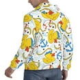 thumbnail image 4 of Bingfone Ducks And Anchors Men'S Drawstring Hoodie Long Sleeve Pocket Sweatshirts-Xx-Large, 4 of 9