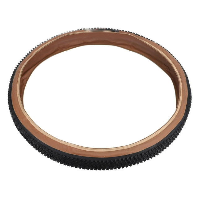 Bike Tire, 26 X 1.95 Inch Foldable Slick Tire Rubber Patterned Bike Replacement Outer Tire For Road Bicycle Repair