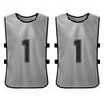 thumbnail image 3 of 6PCS Kid's Football Pinnies Jerseys de fútbol de secado rápido Deportes juveniles Scrimmage Equipo d Abanopi Chaleco, 3 of 7