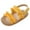 Yellow, variant on Wolcakyue Baby Girls Sandals Summer Shoes Outdoor First Walker Toddler Girls Shoes for Summer,Gold 4