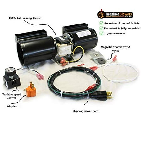 Fab 1600 Fireplace Blower Fan Kit For Lennox And Superior