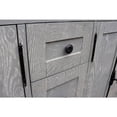 thumbnail image 4 of Bellaterra Home 55" Double vanity in Gray Ash finish top with Black galaxy and rectangle sink, 4 of 11