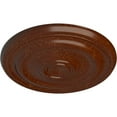 thumbnail image 3 of Ekena Millwork 15 7/8"OD x 1 1/2"P Kepler Traditional Ceiling Medallion (For Canopies up to 3 3/4"), Hand-Painted Burnished Mahogany Crackle, 3 of 5