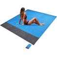 thumbnail image 1 of Manta De Playa, 200 * 145 Cm, Impermeable, Ligera, Plegable, Portátil, Manta De Bolsillo, Estera De Picnic De Gran Tamaño para Jardín Al Aire Libre, Parque, Hierba, Viajes, Senderismo, 1 of 4