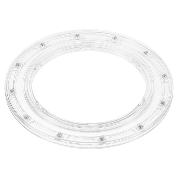 Uxcell Acrylic Lazy Susan Turntable, 10 Inch Clear Turntable Organizer Ball Bearing 360 Degree Ring Rotating Tray for Spice Rack Table Cake Kitchen Pantry Decorating Bathrooms