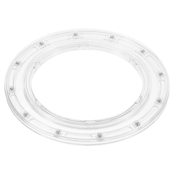 Uxcell Acrylic Lazy Susan Turntable, 10 Inch Clear Turntable Organizer Ball Bearing 360 Degree Ring Rotating Tray for Spice Rack Table Cake Kitchen Pantry Decorating Bathrooms