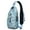 Purple-9, variant on Gothic Dead Day Skull Sling Backpack – Lightweight, Anti-theft Pocket, Water-resistant – Mexican Floral Mandala Skeleton Retro Travel Chest Bag