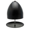 thumbnail image 1 of Horno de velas de té para calentar, calentador de velas de té, calentador de velas de té de metal negro para habitación o oficina, 1 of 6