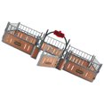 thumbnail image 1 of Écurie Modèle Cheval Corral Clôture Écurie Accessoires pour Décoration Marron, 1 of 9