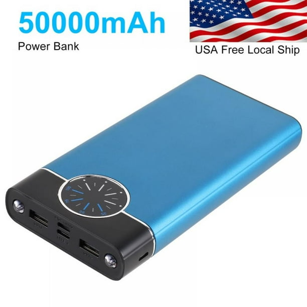 Power Bank 50000mAh Pocket Size Mini Portable Charger External Battery Pack With Dual USB
