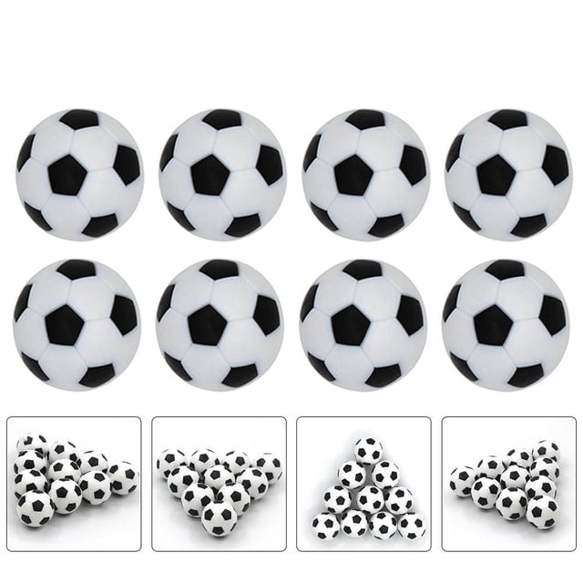 OUNONA 10Pcs Table Football Replacement Balls Resin Round Standard Design for Indoor Gaming Players