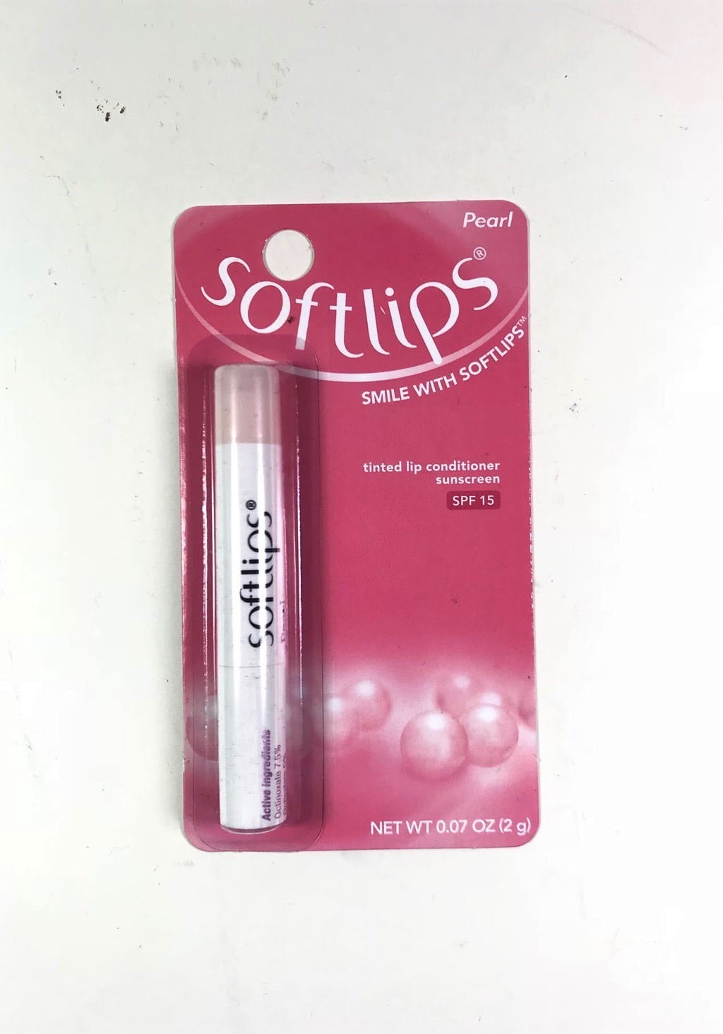 Softlips Tinted Lip Conditioner Moisturizer Pearl 0.07 oz
