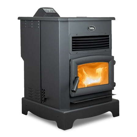 Ashley Hearth Pellet Stove Home Heater with WiFi & Bluetooth Control, AP5622-W, Black