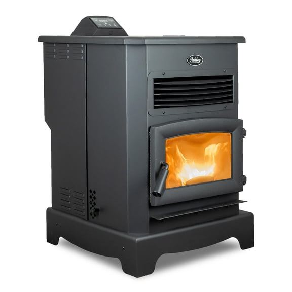 Ashley Hearth Pellet Stove Home Heater with WiFi & Bluetooth Control, AP5622-W, Black