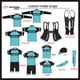 thumbnail image 2 of Maillot de ciclismo personalizado 2022, uniforme de equipo para bicicleta, maillot de ciclismo de carretera para carreras de cuatro estaciones, diseño DIY para hombre, 2 of 5