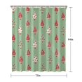 thumbnail image 5 of Green Christmas Tree Pattern Shower Curtain 72"x84" ,Bathroom Decorative Shower Curtains Set with 12 Hooks,Modern Waterproof Washable Shower Curtain, 5 of 6