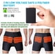 thumbnail image 3 of Pantalones calefactables, calzoncillos bóxer calentados por batería unisex, pantalones cortos, ropa interior térmica eléctrica, parte inferior para hombres y mujeres Ormromra LN-1781-2, 3 of 6
