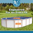thumbnail image 6 of SmartLine 12' x 24' Oval Boulder Swirl Overlap Above Ground Swimming Pool Liner, 48"/52" Height, 30 Gauge, 6 of 6