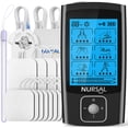 thumbnail image 1 of Unidad TENS NURSAL con 12 almohadillas de repuesto, estimulador muscular para cuello, espalda y ciática, masajeador electrónico recargable con 24 modos y 20 intensidades., 1 of 5