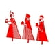thumbnail image 4 of Letrero navideño para jardín, decoración de estacas, estaca para belén, estaca roja con forma de R hueca, accesorios versátiles, decoración de estacas, 4 of 8