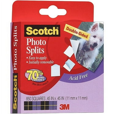 Scotch Adhesive Squares, 850 Squares per Pack