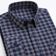 thumbnail image 4 of Blusa y camisa de manga larga con cuello vuelto para hombre, estampada, informal, formal, con solapa, de poliéster, 4 of 4