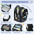 thumbnail image 5 of ZLBDYG 17.3 Inchs Fashion Backpack, Big Student Laptop Backpack Aesthetic Bookbags for College Women Elementary Middle High School Travel Bookbag, Back to School Supplies, 5 of 9