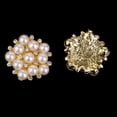 thumbnail image 3 of 5 Piezas Cluster Pearl Flower Pearl Diamante Crystal Rhinestone Botones Adornos Flatbacks Apliques Para Decoración Invitación De Boda Funda Para Teléf SOLEDAD Ornamento de la perla, 3 of 8