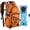 Orange-25L, variant on Klamerit Hydration Backpack with 3L Water Bladder ,25L Water Backpack for Hiking, Cycling, Running, Biking - Lightweight Hiking Pack Bag with Rain Cover, Phone Holder, Orange
