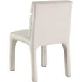 thumbnail image 2 of Meridian Furniture Kai Cream Velvet Dining Chair (Set of 2), 2 of 11