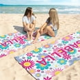 thumbnail image 3 of Personalized Custom Beach Towel - Microfiber Pool Swim Travel Large Soft Customized Name Towel (30"x60"), 3 of 9