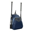 thumbnail image 3 of Louisville Slugger Genuine V2 Baseball/Softball Bat Bag - Holds up to 2 Bats, Navy, 3 of 11