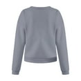 thumbnail image 6 of Durtebeua Sweatshirt Women Womens Oversized Hoodies Sweatshirts Fleece Hooded Pullover Tops Sweaters Casual Comfy Fall Fashion Outfits Clothes 2024 Z01-Grey,M, 6 of 6