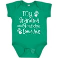 thumbnail image 3 of Inktastic Grandma Grandpa Love Me Girls Boys or Girls Baby Bodysuit, 3 of 5