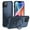 Darkblue, variant on for iPhone 15 Case Magnetic with Ring Stand, Compatible with Magsafe, Full Body Protective Cover Slim Shockproof Kickstand Hybrid Matte Phone Case for iPhone 15, Darkblue