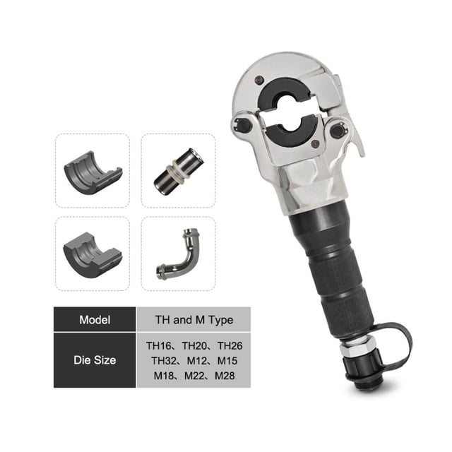 Hydraulic Pipe Crimping Tool Plumbing Tools PEX Pipe Connection Tool 16-32cm 60KN
