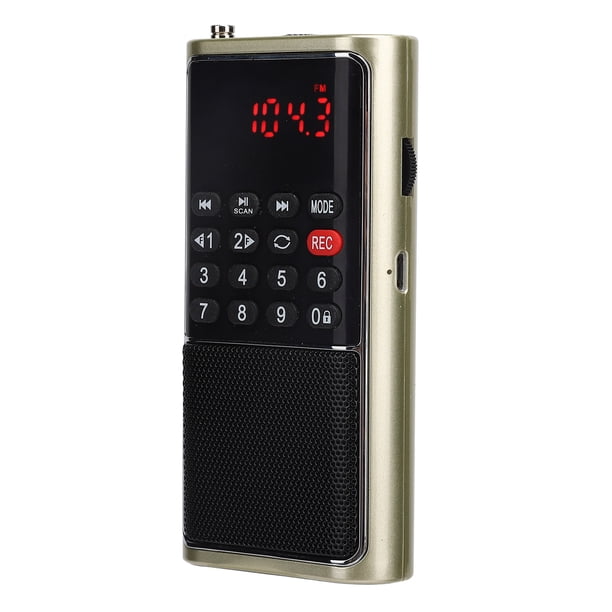 Radio FM portátil L‑338 Reproductor de radio multifuncional portátil para tarjeta de memoria U Disk Suministros para el hogar