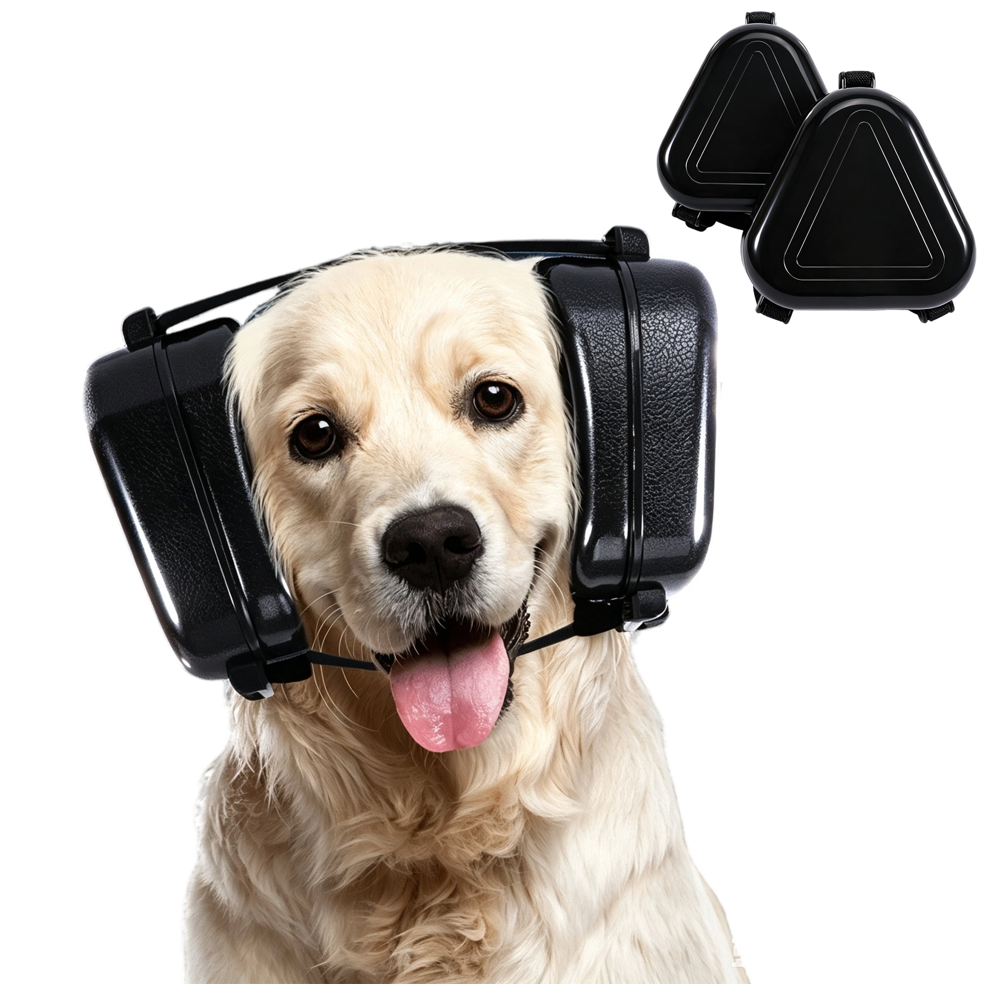 Dog Headphones Noise Cancelling, Dog Ear Muffs Noise Protection, Comfortable Ear & Hearing Protection for Thunder, Fit for Medium To Large Dog Breeds
