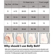 VASLANDA Postpartum Belly Wrap C Section Recovery Belt Belly Band Binder Back Support Waist Shapewear