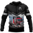 thumbnail image 2 of Nueva sudadera con capucha para hombre con estampado 3D de camión resistente, moda urbana, holgada, de gran tamaño, sudadera con capucha informal para otoño e invierno, 2 of 4
