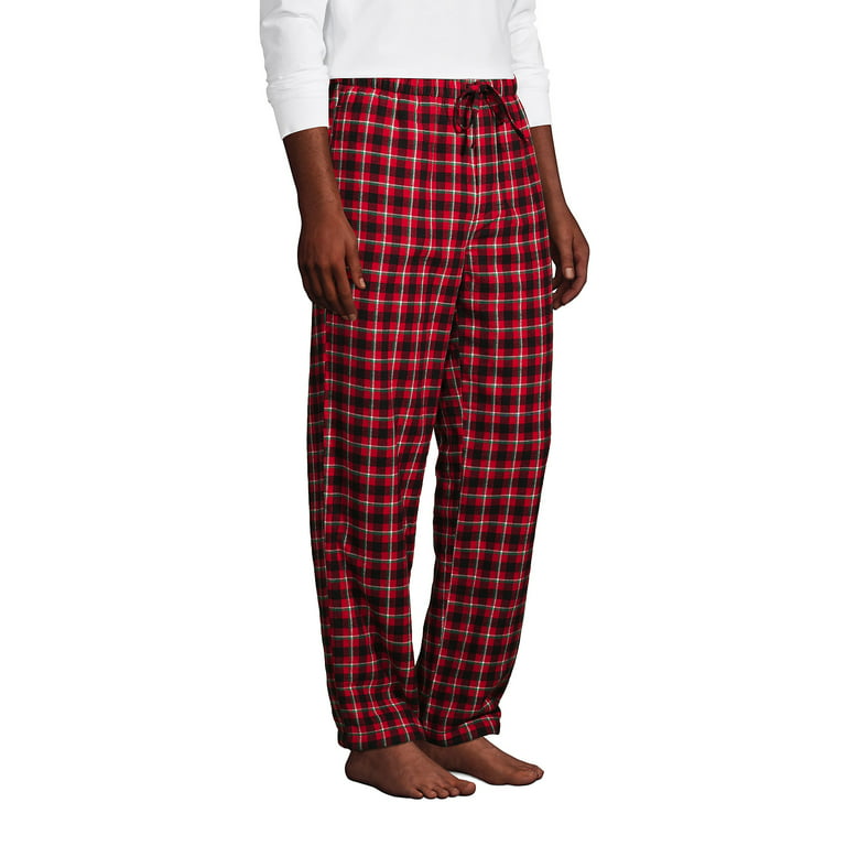 Men's Sherpa Fleece Lined Flannel Pajama Pants