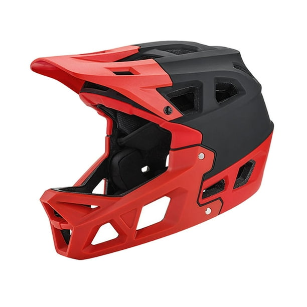 Casco de bicicleta, sombrero de flujo de aire para montar, casco de  bicicleta de cara completa para s que absorbe Rojo Negro M Zulema Gorro de 
