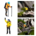thumbnail image 1 of 2 uds resina 1/64 figuras de s escaladas Mini modelo de s para decoración de diseño perfke Figuras de personas, 1 of 9