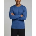 thumbnail image 3 of Real Essentials 4 Pack: Men's Dry-Fit UV Moisture Wicking UPF 50+ SPF Sun Protective Fishing Hiking Active Long Sleeve Shirt, 3 of 6