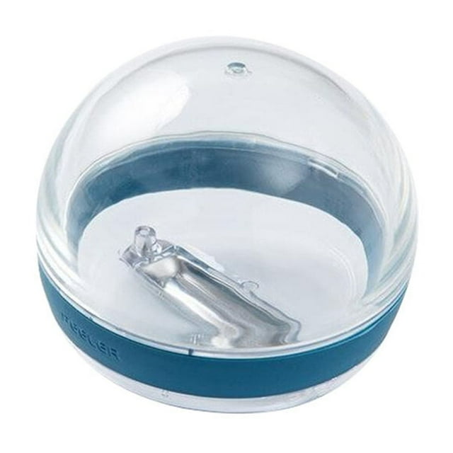 Vegetable Peeler Container Stainless Steel Potato Carrot Lemon Peeling Tool Multi-functional Accessory for Kitchen Restaurants Blue