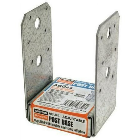 2 Pack Simpson Strong Tie ABU44Z 4x4 Standoff Post Base Z-Max Finish