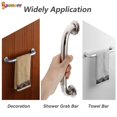 thumbnail image 6 of Spencer 2 Pack 12 Inch Stainless Steel Bathroom Grab Bar Safety Handrail Support Shower Hand Grip Tub Bath Handle, 6 of 8