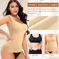 thumbnail image 4 of Lilvigor Tummy Control Camisole for Women Shapewear Tank Tops with Built in Bra Slimming Compression Top Vest Seamless Body Shaper, 4 of 7